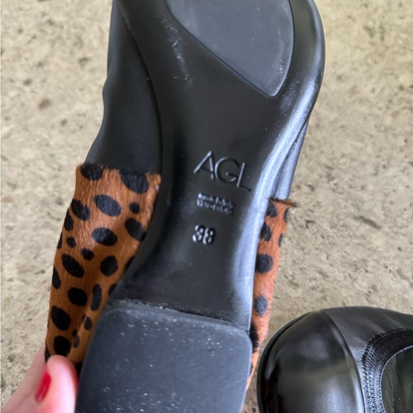 NWOT Attilio Giusti Leombruni Animal Print Italian Ballet Flats 8 U.S./38 Eur - Picture 8 of 8